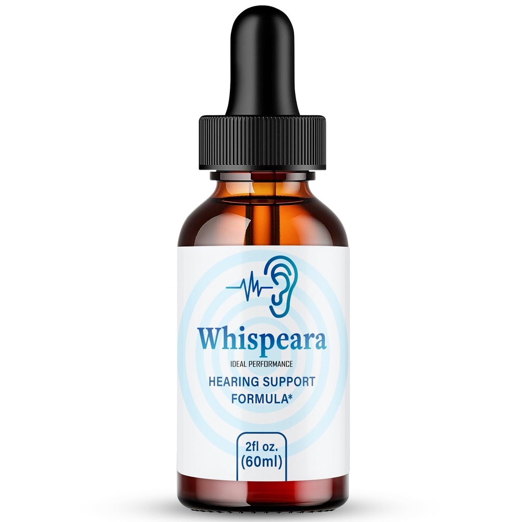 Whispeara Tinnitus Relief pre zvonenie uší kvapky, zvonenie Clear Tinnitus kvapaliny kvapky, Maximálna sila, Advanced Formula sluch Supplement, zvonenie ucha Tinnitus, Whispeara Recenzie (1 balenie)