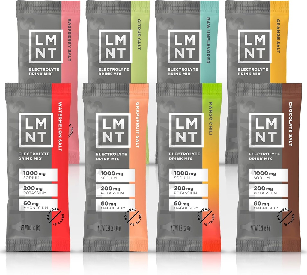 Pite LMNT Zero Sugar Electrolytes - Sample Pack Mix 8-Count