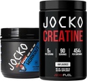 Jocko Fuel Gym Bundle - Kreatín + Nitro Pop Pre Cvičenie prášok (2 balenia Bundle) 30 dní