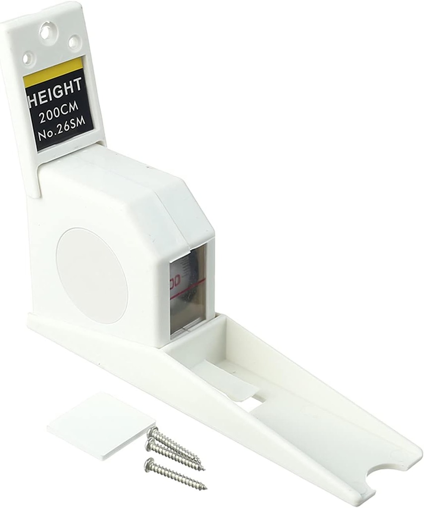 Utoolmart 200cm výška meter biela stena montovaný výška merač rastu vládca CM metric 1ks