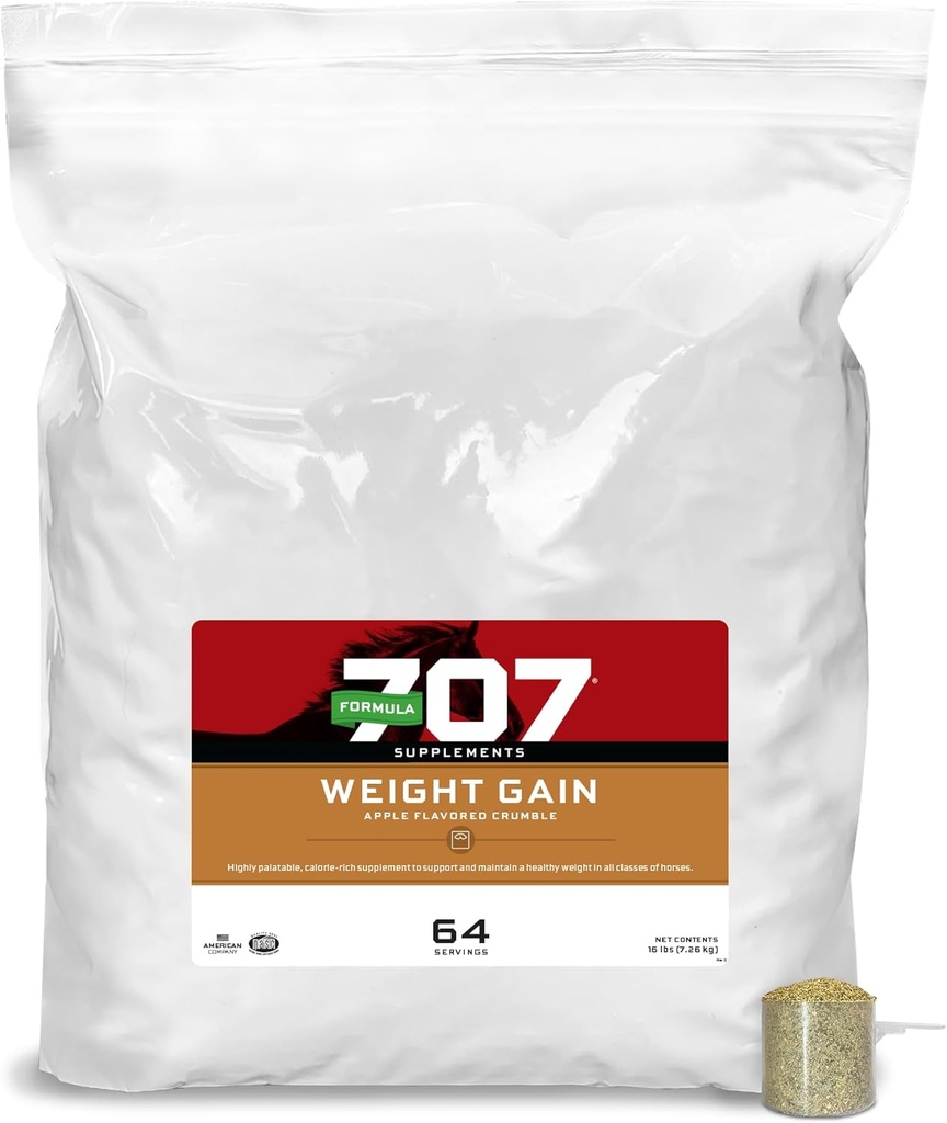 Formula 707 Váha Prírastok prášok Kone Supplement, 16lb Znovu naplniť tašku 