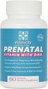 Vidalocity prenatálne vitamíny pre ženy, multivitamínové kapsuly: Omega 3 Rybí olej (EPA/DHA), horčík, folát, vitamín D3, C, vitamín B12, B6, vitamín A, K a zinok, 60 počet (60 dní)