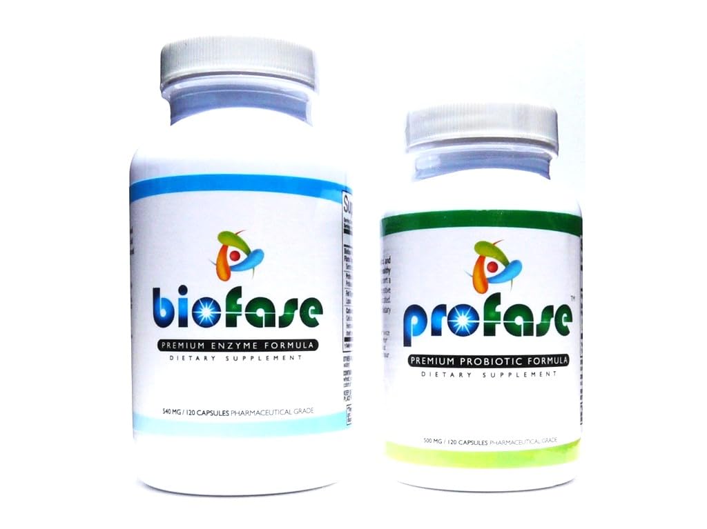 Biofase-Enzyme & Profase-Probiotic Kit - Biofilm Defense, podporuje zdravé trávenie a rovnováhu kvetov - malá súprava