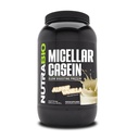 NutraBio Casein Protein Powder, Micellar Casien Powder, 25g Slow Digesting Protein, Pomáha vám udržať plnú, Jednodňové svalovej obnovy a rastu, BCAA & EAA, Gluten Free, Soy Free, 2lb Vanilla