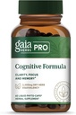 GAIA HERBS PRO Cognitive Formula - Brain Health & Blood Flow Support Supplement* - Circulation Support Supplement* with Fo-TI Root, Ginkgo Leaf, & Gotu Kola Leaf - 60 Liquid Phyto-Caps (30 Servings)
