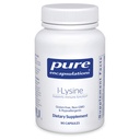 Pure Encapsulations L-lyzín - Essential Amino Acid Supplement for Immune Support & Gum, Lip Health* - with L-lysin HCl - 90 Kapsule