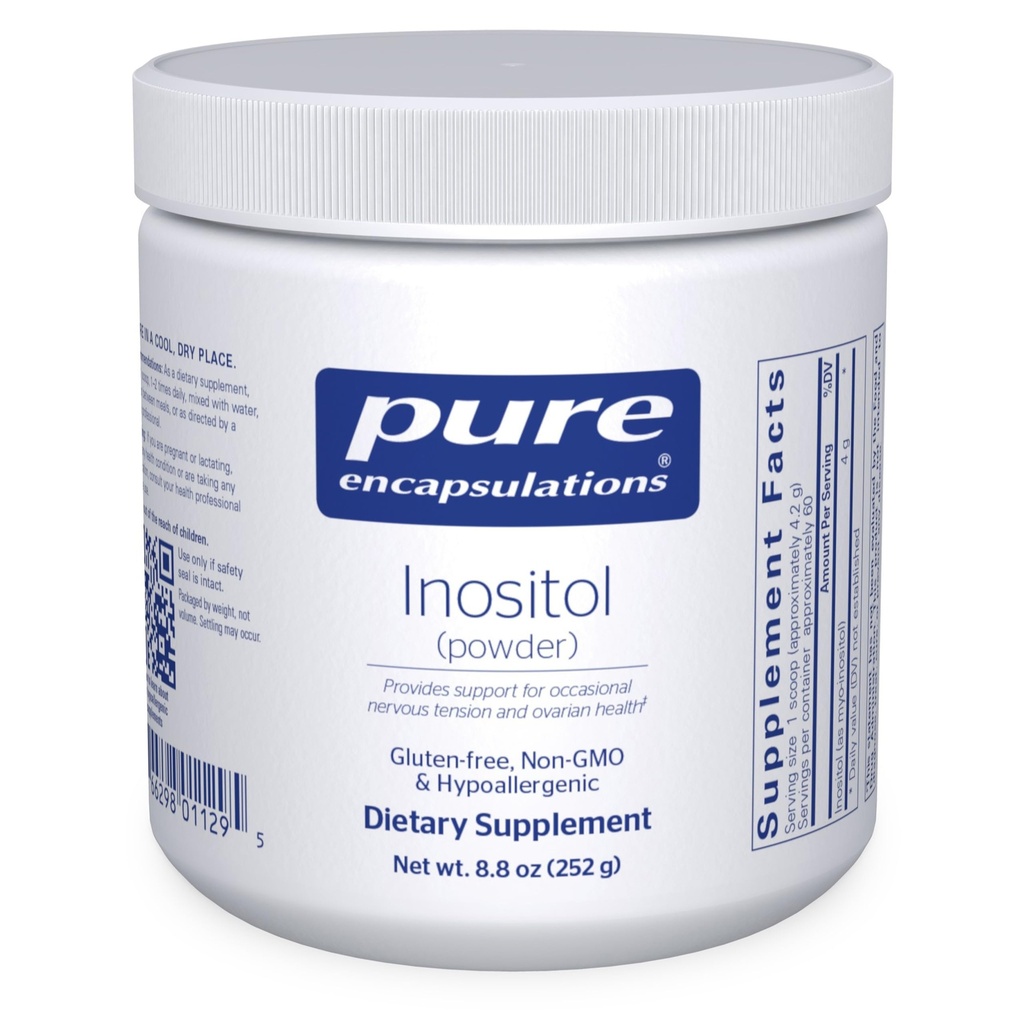 Pure Encapsulations Inozitol (Powder) - Dodatok k podpore energie, Nervový systém a Ovariálne funkcie* - s Myo-Inositol - 8.8 Okuliare
