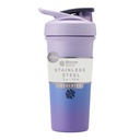 BlenderBottle Sport Sleek Izolovaná nerezová oceľ fľaša Shaker s wire Whisk, 25-Ounce, Levanduľa Ombre 