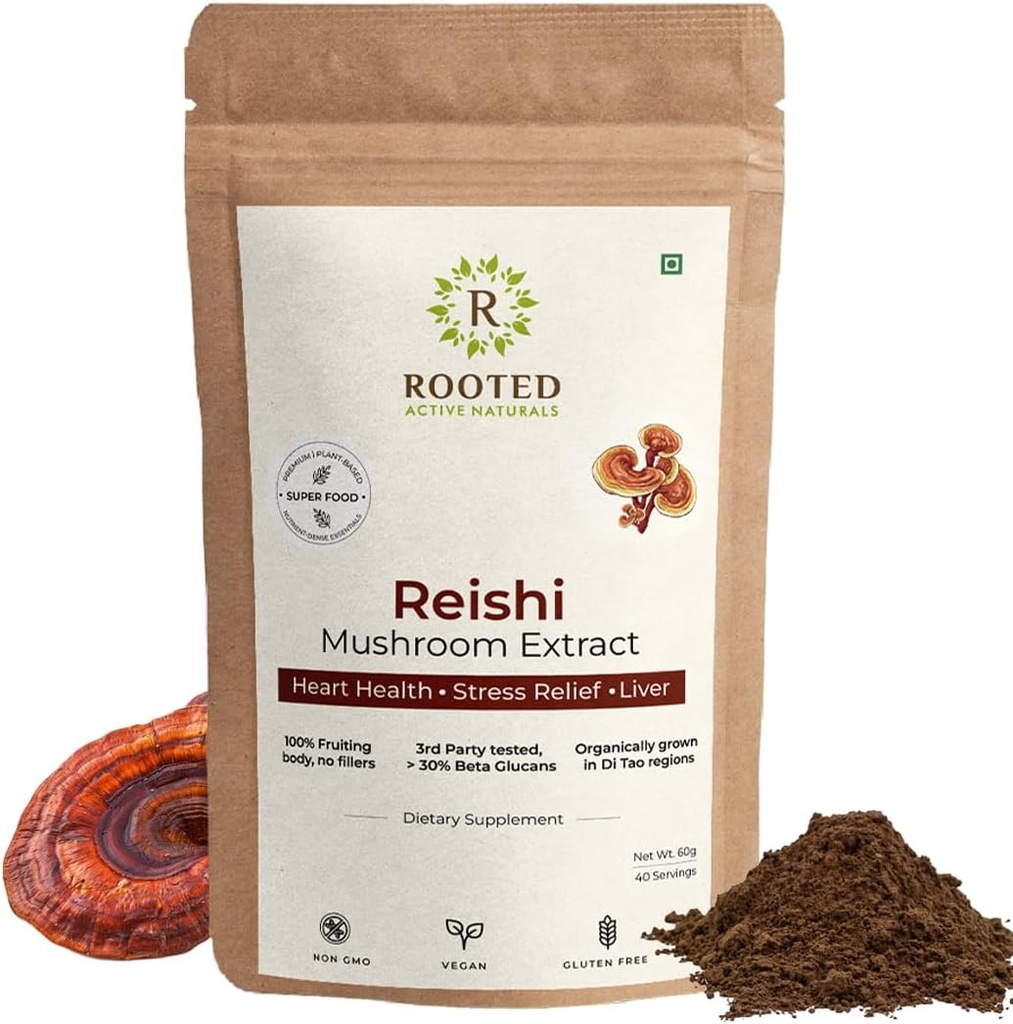 ROOTED Reishi Mushrom Extract Powder 