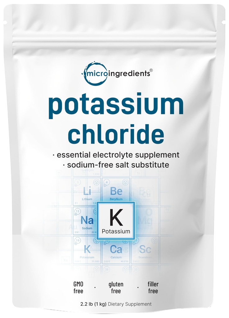 Chlorid draselný prášok, 1 KG (35 Ounce) 