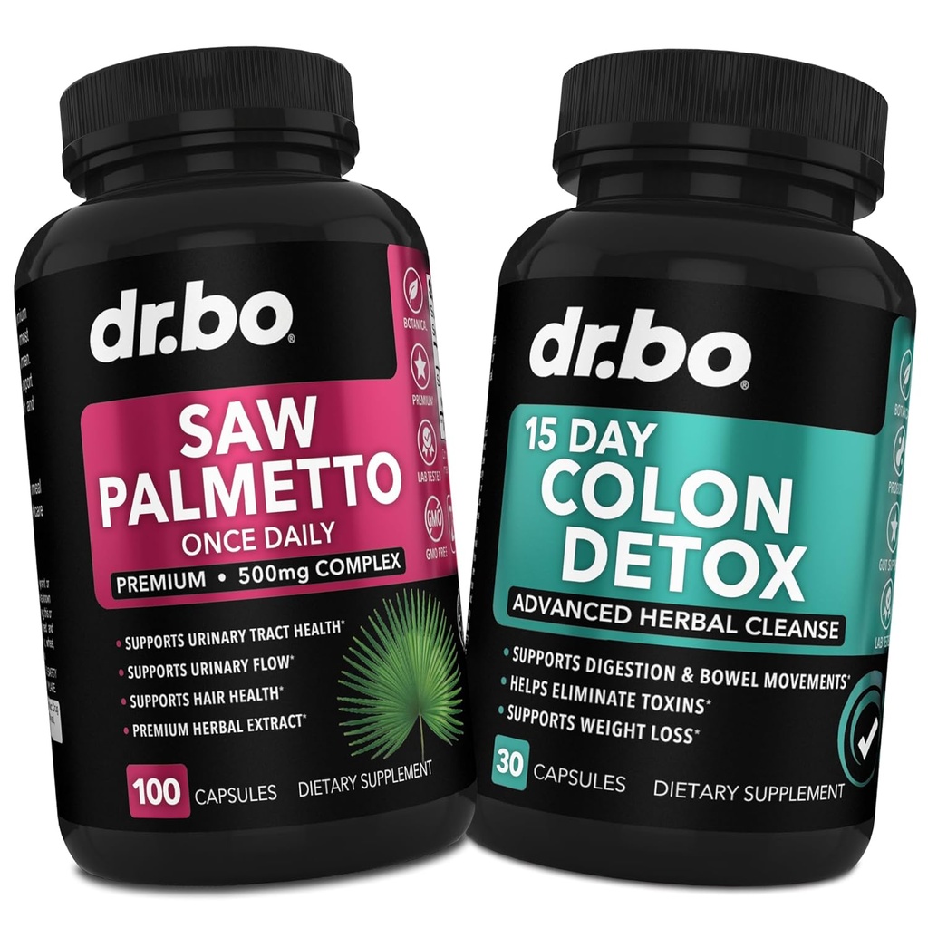 Saw Palmetto pre ženy vypadávanie vlasov a čistenie kolóny - DHT blokátor pre ženy rast & 15 deň Kolón očistiť črevné Detox pilulky - Pure Saw Palmetto vlasy strata doplnok Hniezda pohyb kapsuly