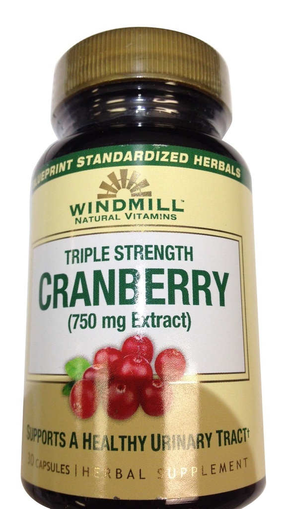 Vitamíny Cranberry 750 Mg Caps 30's Windmill