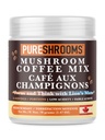 Focus & Think Instant Mushroom Coffee s ultra koncentrovaným Lion's Mane Mushroom Extract for Brain Boost - zvýšiť zameranie, jasnosť a koncentrácia - Net Wt. 70g/2.47 oz