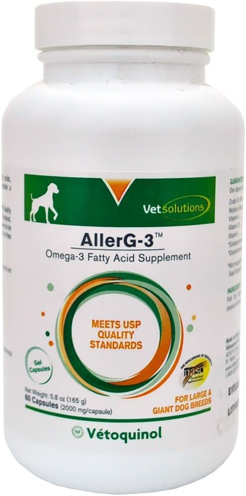 Vetochinol Care Triglyceride Omega Supplement pre Veľké obrie plemená (60 kapsúl)