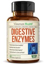 Tráviace enzýmy - Probiotické Multi Enzyme (Enzimas Digestivas) - Tráviace doplnky s jedinečným Makzyme-Pro Formula - Advanced Enzymes for Digestion, Bowel Movements & Nutrient Absorbtion. 60 Caps