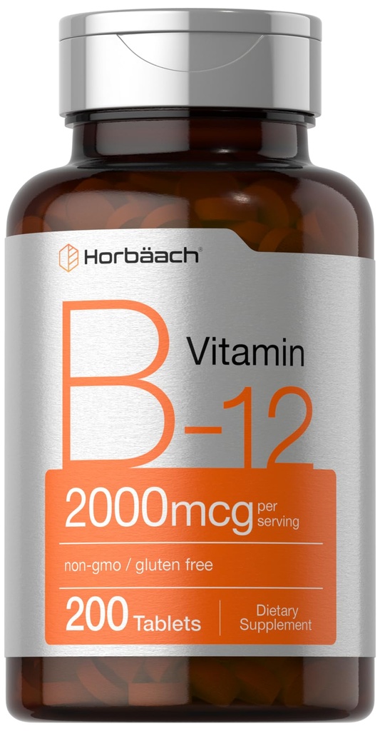 Horbäach B12 Vitamín 2000 mcg 