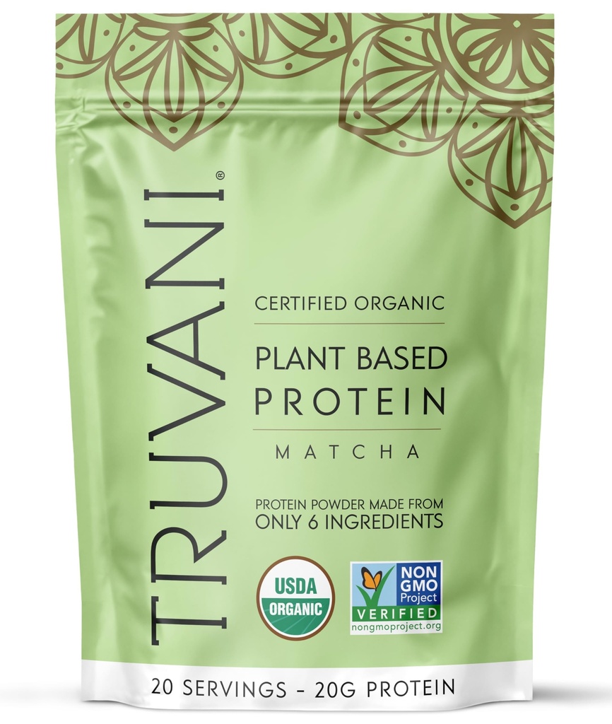 Truvani Vegan Pea Protein Powder 