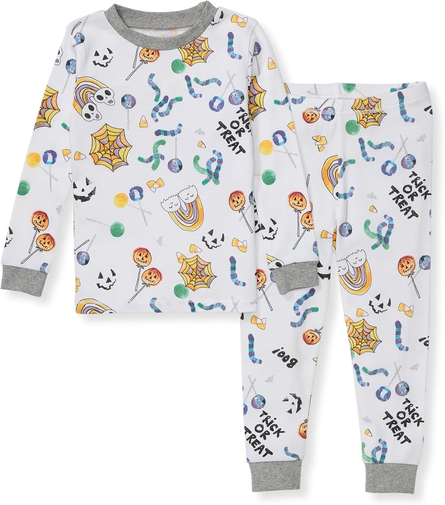 Burt's Bees Baby Dojčatá, Malé a veľké dievčatá' 2-Piece Long Sleeve Tee a nohavice Cotton Pajama Set