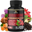 Berberine so škoricou, kurkumou, mliekárnou bodliak, artičoky, čierne korenie - 60 gróf - balenie po 1
