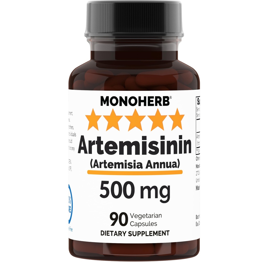 MONOHERB Artemisinin (Artemisia Annua) 500 mg - 90 Veggie Kapsule