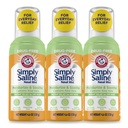 Arm & Hammer jednoducho Saline Hydralizovať & Soothe nosal hmla, bez drog Hydratačné lasálny nosný sprej pre okamžitú úľavu pre suché nosy, 4,6 Oz (130 g), 3 balenie