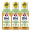 Arm & Hammer jednoducho Saline Hydralizovať & Soothe nosal hmla, bez drog Hydratačné lasálny nosný sprej pre okamžitú úľavu pre suché nosy, 4,6 Oz (130 g), 3 balenie