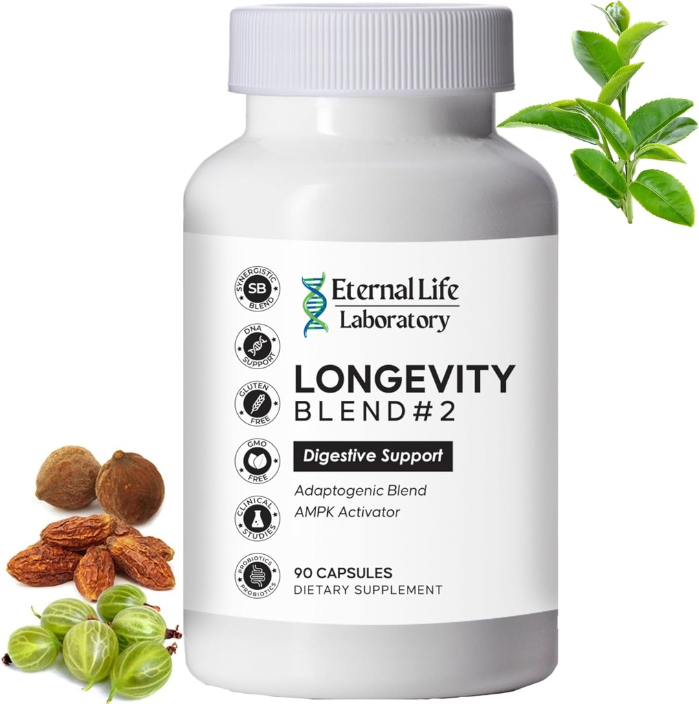 Probiotiká pre ženy a mužov, Daily Probiotic Supplement Probiotiká a Triphala, extrakt zo zeleného čaju - Anti-Aging Gut Health Optimizer - Intestinálne, Colon & Tráviace zdravie - 90 kapsúl