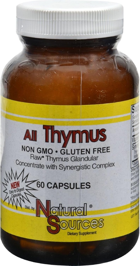 Prírodné zdroje Všetky kapsuly Thymus 60