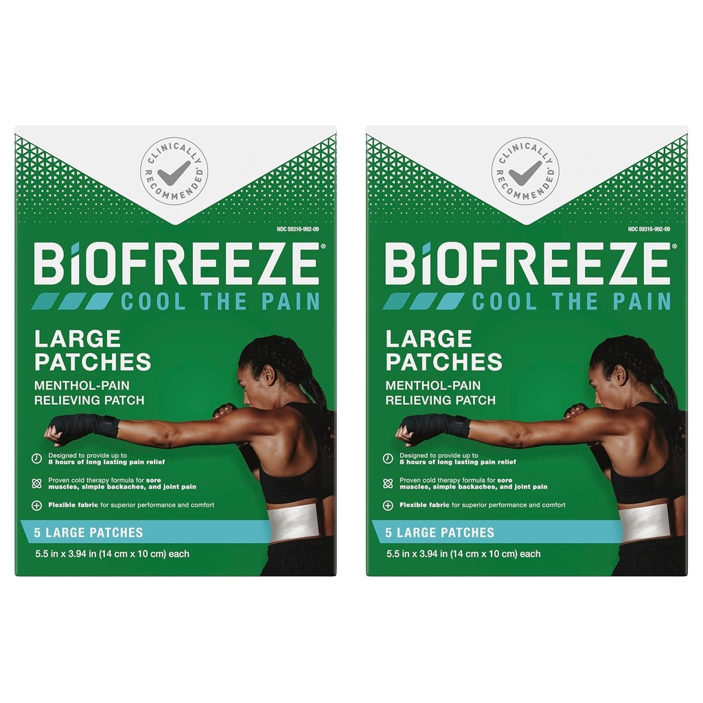Biofreeze Bolesť Relief Patches, Artritída Bolesť Relief, Knee & Lower Back Bolesť Relief Patch, Bolesť Bolesť Bolesť Bolesť Bolesť Bolesť Bolesť Bolesť Bolesť Bolesť Bolesť Bolesť Bolesť Bolesť Bolesť Bolesť Bolesť Bolesť Bolesť Bolesť Bolesť Bolesť, Úľava krku, Úľava od bolesti, 2 Balenia (5 Biofreeze Mentol Patches)