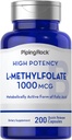 Piping Rock L Metylfolate Supplement 