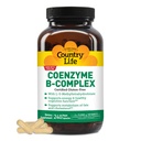 Country Life, Coenzým B- Complex Vitamín, Podpora Energia a metabolizmus, Denné doplnky, 240