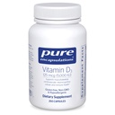 Pure Encapsulations Vitamín D3 125 μg (5 000 IU) - Supplement to Support Bone, Joint, Marth, Heart, Colon, and Immune Health* - with Vitamin D - 250 Kapsule