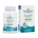 Nordic Naturals Algae DHAe - 60 Soft Gels - 500 mg Omega-3 DHA - Certified Vegan Algae Oil - Plant-Based DHA - Brain, Eye & Nervisive System Support - Non-GMO - 30 Servings