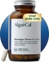 ALGAECAL- Plant Vápnik s obsahom vitamínu D3 (1000 IU) pre kostnú silu, obsahuje 13 minerály podporujúce zdravie kostí, organický vápnik (750 mg) pre ženy a mužov, 90 Veggie Caps, vyrobené v USA