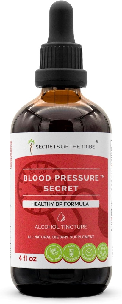Krvný tlak Tajný alkohol extrakt, vysoká potencie bylinné kvapky, Tinktúra z Motherwort Herb (Leonurus Cardia), Cayenne Pepper (Capsicum annuum) 4 oz
