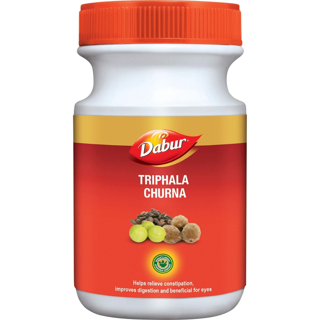 Dabur Triphala Churna Ayurvedic Remedy pre gastrointestinálne zdravie - 500 g