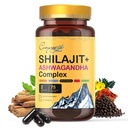 Himalayan Shilajit- Complex s Ashwagandha, Mace, Gokshura, škorica & Piperine  Stopové minerály, Shilajit pre mužov, Shilajit pre ženy, pravidelná dávka - 150 kapsúl