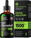 Chlorofyl Tekuté kvapky - Body Deodorizing Supplement, Natural Energy Boost, Organic Chlorofyl Fast Absorbing Vegan Liquid Chloofyl 