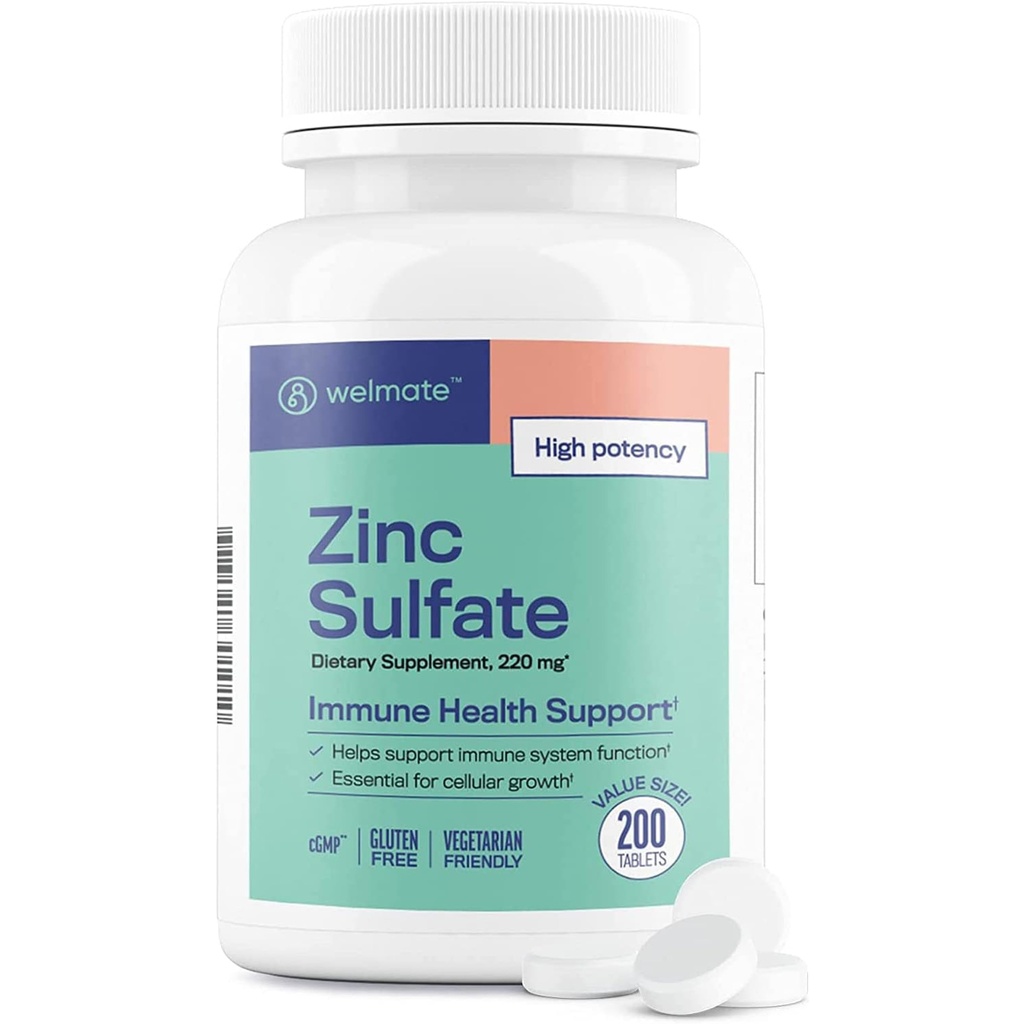 WELMATE Zinkový sulfát 220 mg 