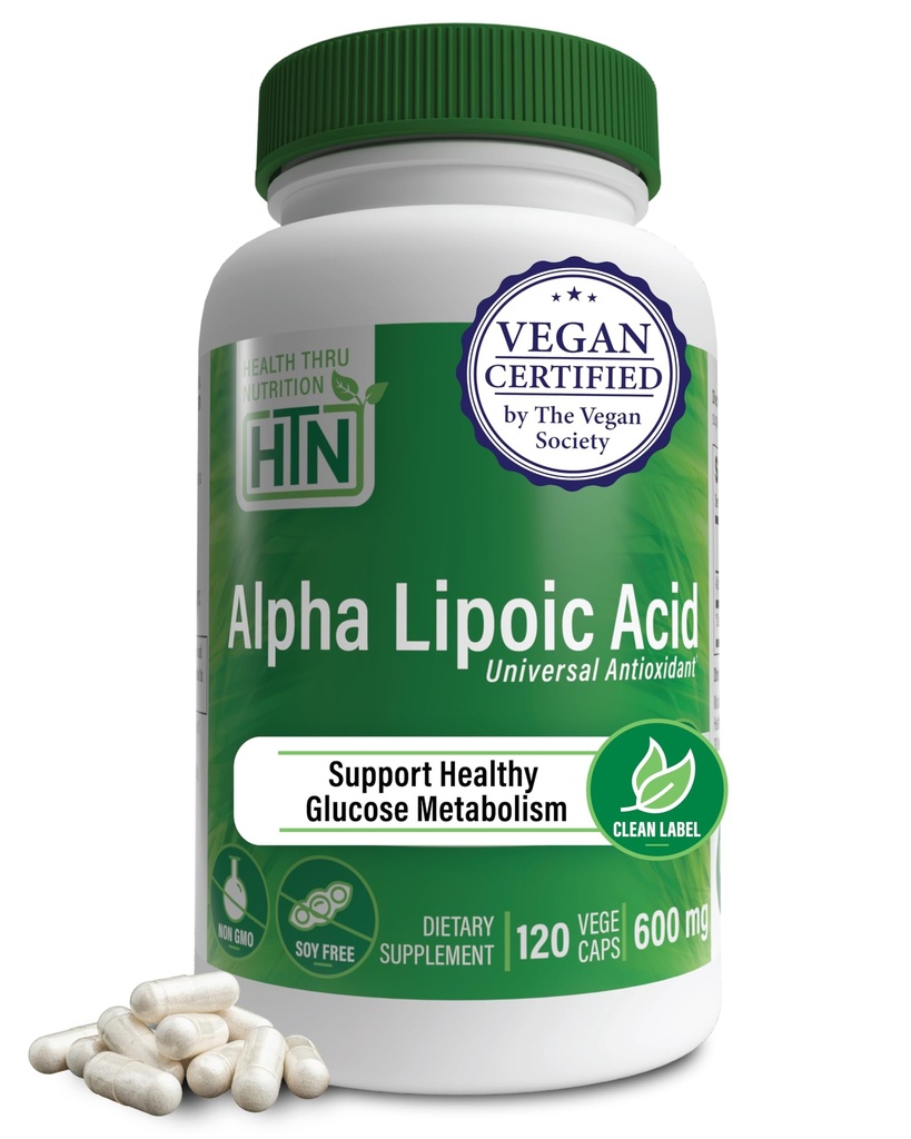 Zdravie Thru Nutrition Alpha Lipoic Acid 600mg 120 Slúži 