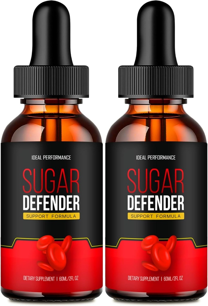 IDEAL VÝKON Sugar Defender kvapky, Sugar Defender Supplement Liquid Drops - Maximálna sila, SugarDefender zdravie a wellness All Natural Formula, SugarDefender Liquid Recenzia (2 balenia)