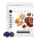 Barker Wellness Nighttime Mushrom Adaptogen Gummies Vegan, bezcukrové funkčné huby s Reishi, Lion