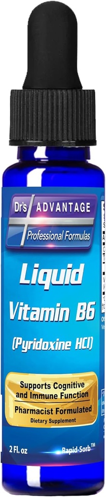 Dr's Advantage Vitamin B6 Pyridoxín HCI 2 oz Dropper