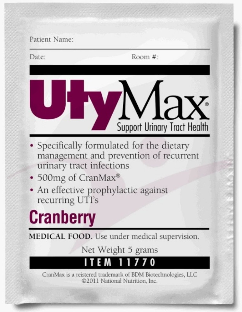 UtyMax Cranberry Drink Mix (SUPPLEMENT PWDR, UTYMAX, 5 GRAM PKS) 60 Každý/Prípad