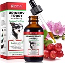 Pes UTI liečba - močové tract infekcie liečba, obličky + rebrík podpora doplnok, prírodný brusnicový extrakt pre psy, podporuje močové a tráviace zdravie (2 Fl Oz)