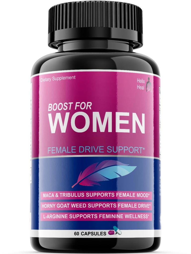 Libido Booster pre ženy Rýchle pôsobenie s horúčkovitou kozou burinou - ženské pilulky s Maca Root, Tribulus Terrestris, Ženšen a Hornygoatweed Ženy - Hormone Balance, Made in USA (60 ct)