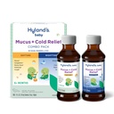 Hyland's Baby Muscus and Cold Relief, Day and Night Value Pack, Infant And Baby Cold Medicine, Decongestant And Cough Relief, 8 Fl Oz