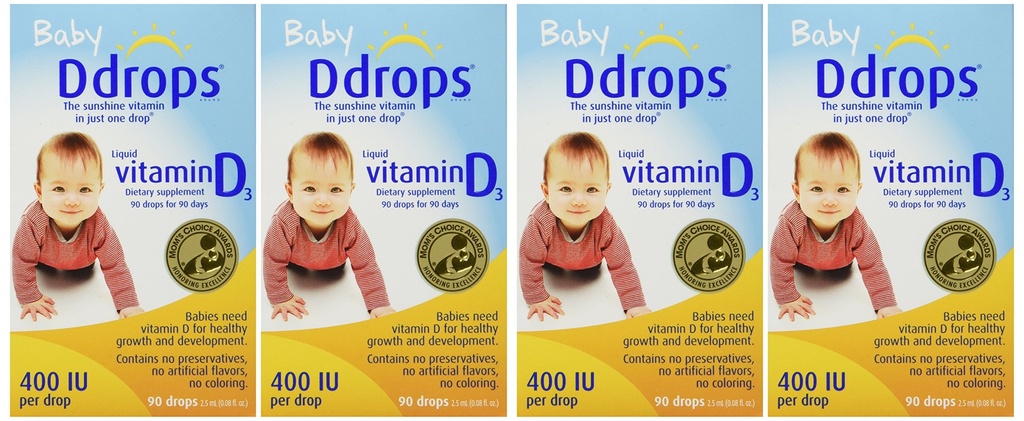Drops Baby 400 Iu 90 Drops 0.08 Fluid Ounce (4 balenia)