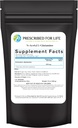 Prášok na glutamín na predpis na celý život N Acetyl L, Pure L Glutamine Amino Acids Supplement (12oz / 340g)