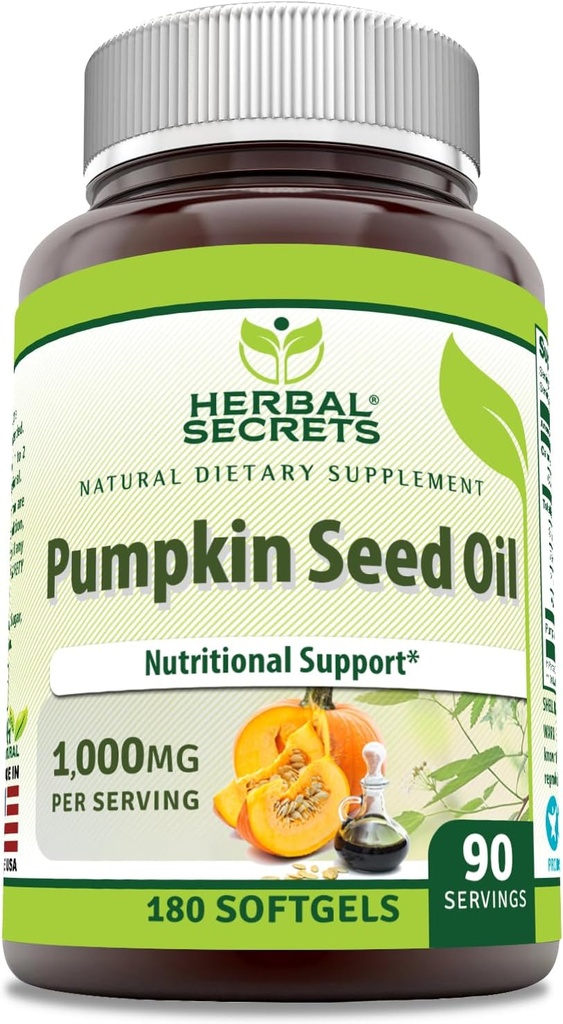 Bylinné tajomstvá Pumpkin Seed Oil 1000 Mg Supplement 